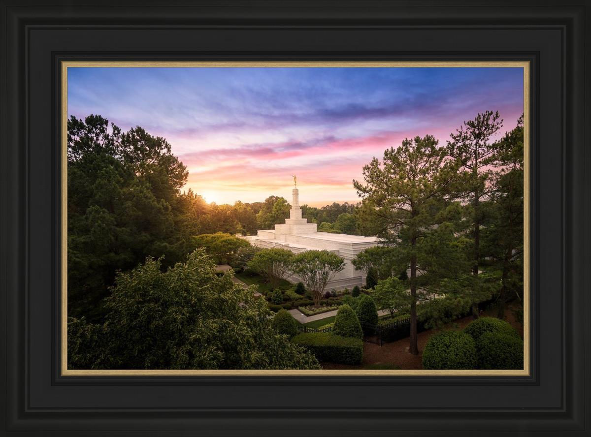 Raleigh Sunset From On High