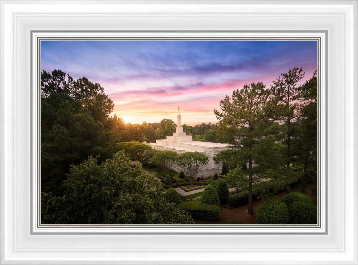Raleigh Sunset From On High