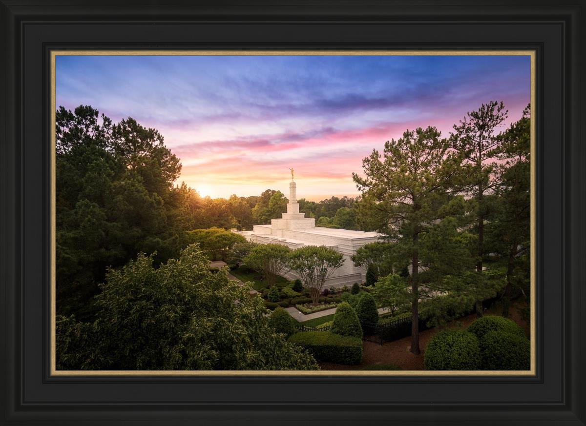 Raleigh Sunset From On High