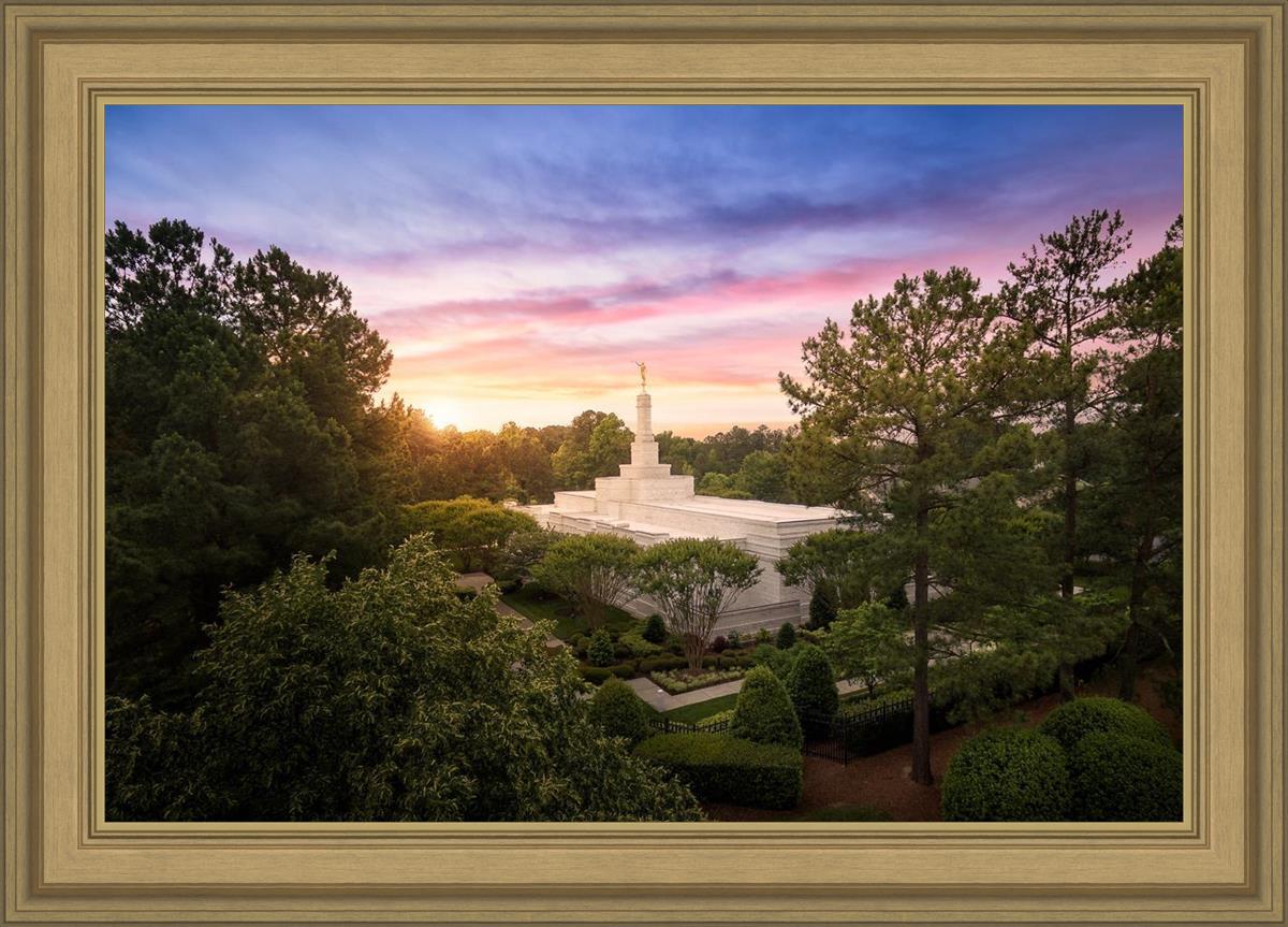 Raleigh Sunset From On High