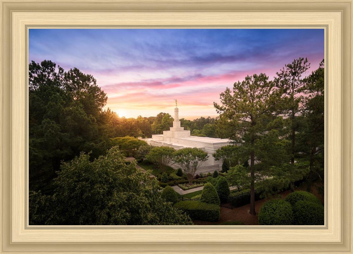 Raleigh Sunset From On High