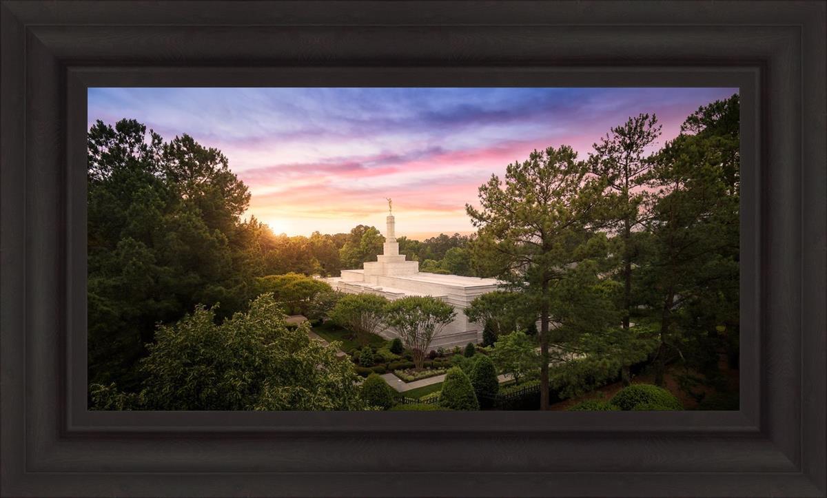 Raleigh Sunset From On High