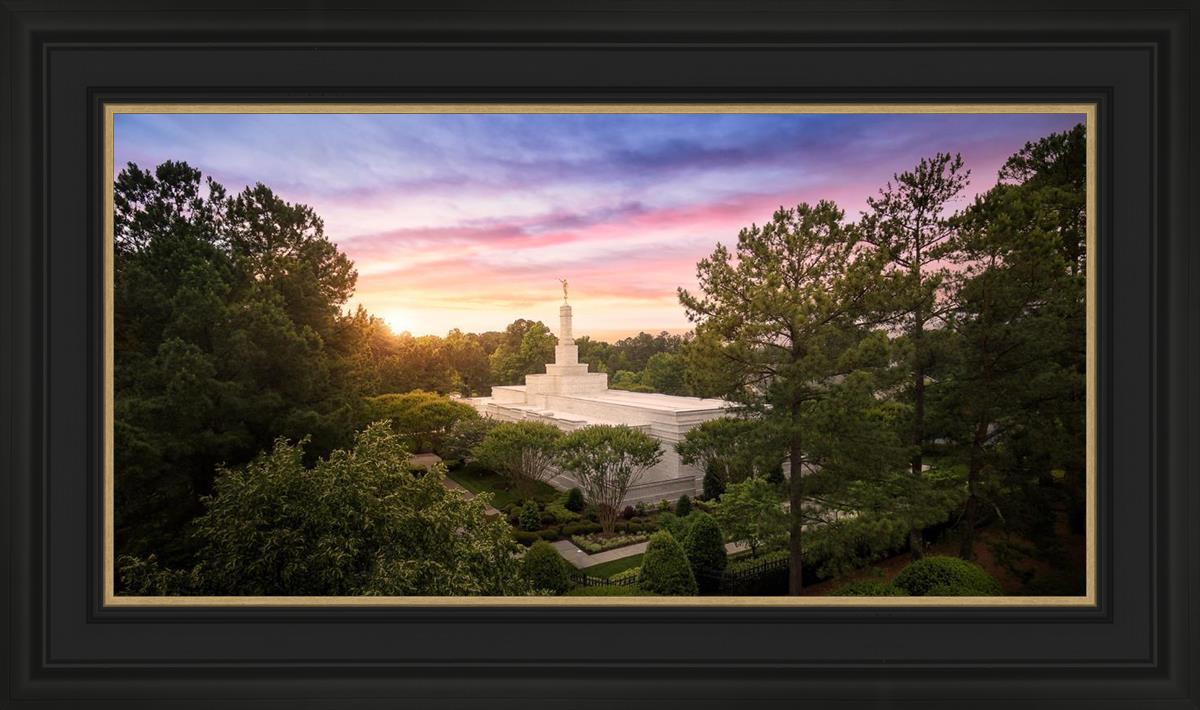 Raleigh Sunset From On High