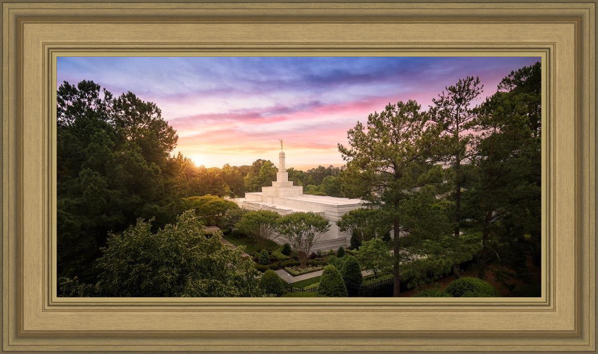Raleigh Sunset From On High