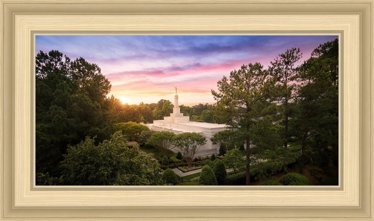 Raleigh Sunset From On High