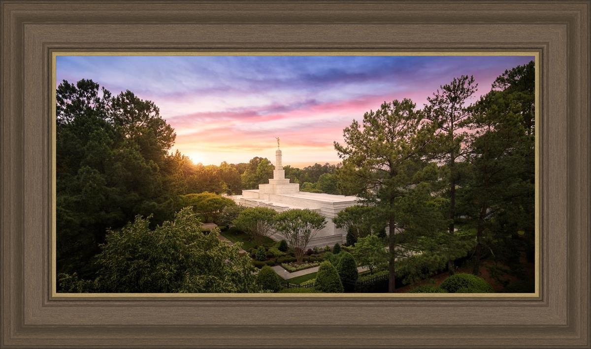 Raleigh Sunset From On High