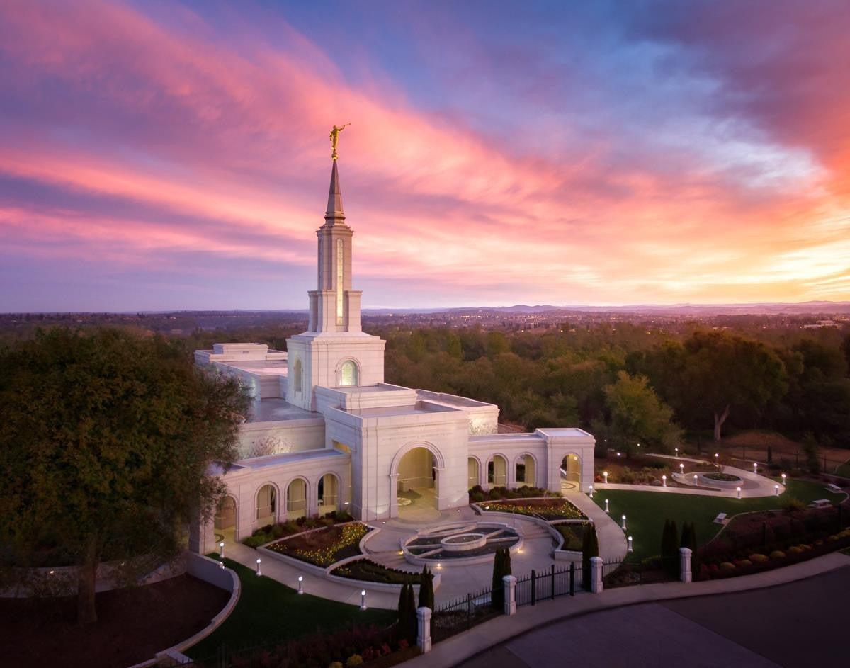 Sacramento Sunrise from on High Gallery Wrap
