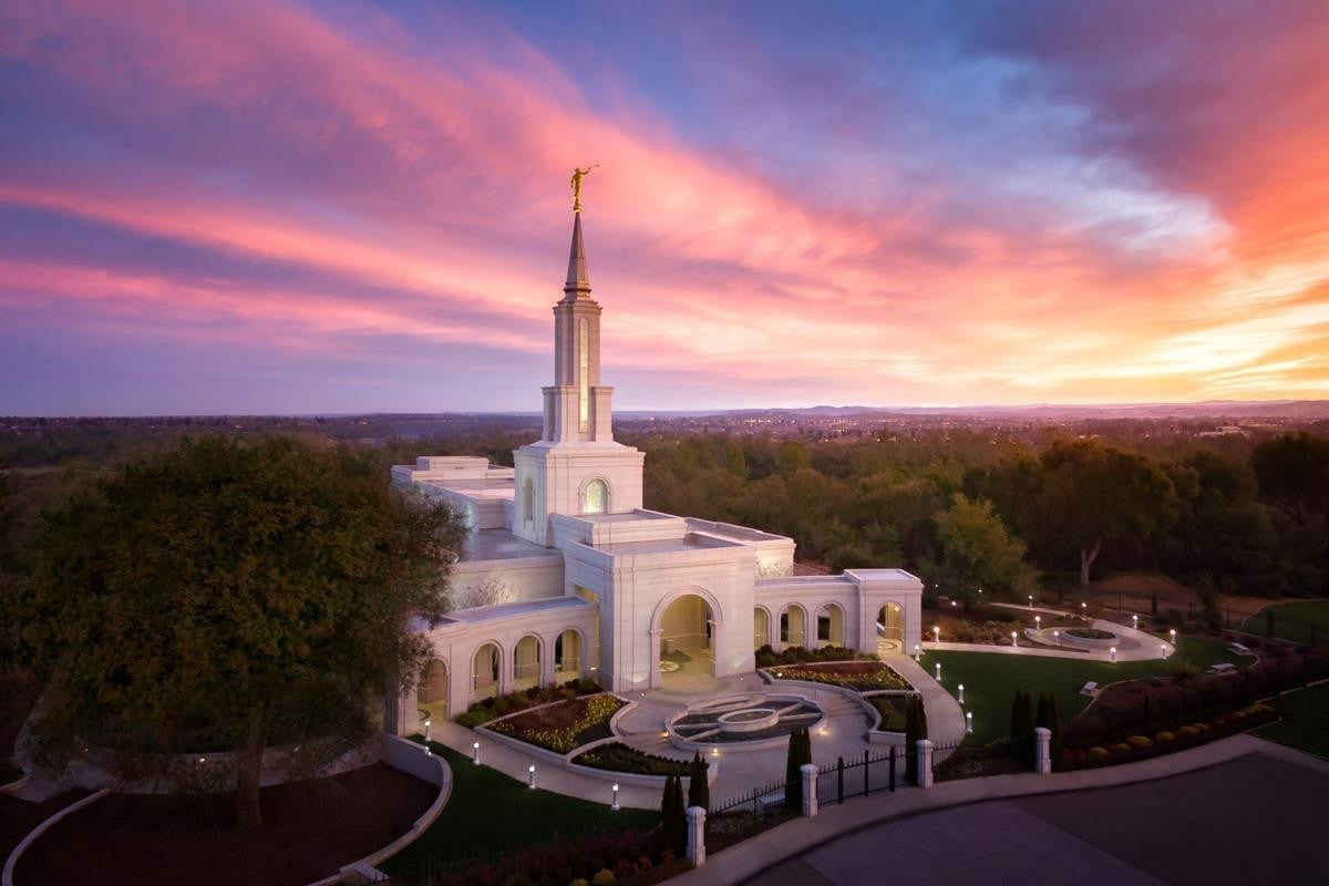Sacramento Sunrise from on High Gallery Wrap
