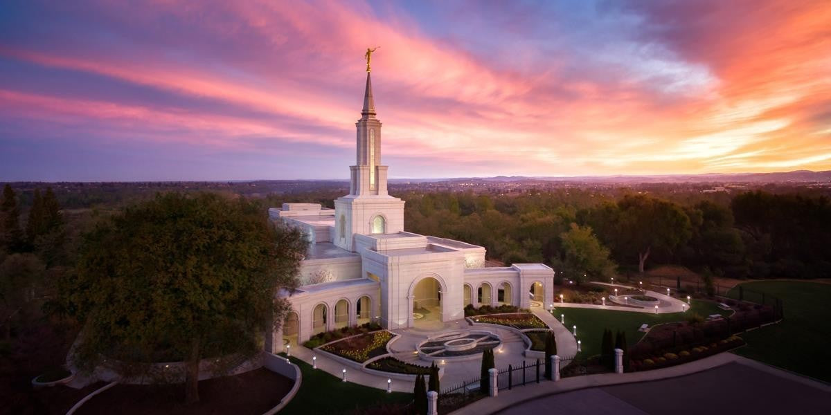 Sacramento Sunrise from on High Gallery Wrap