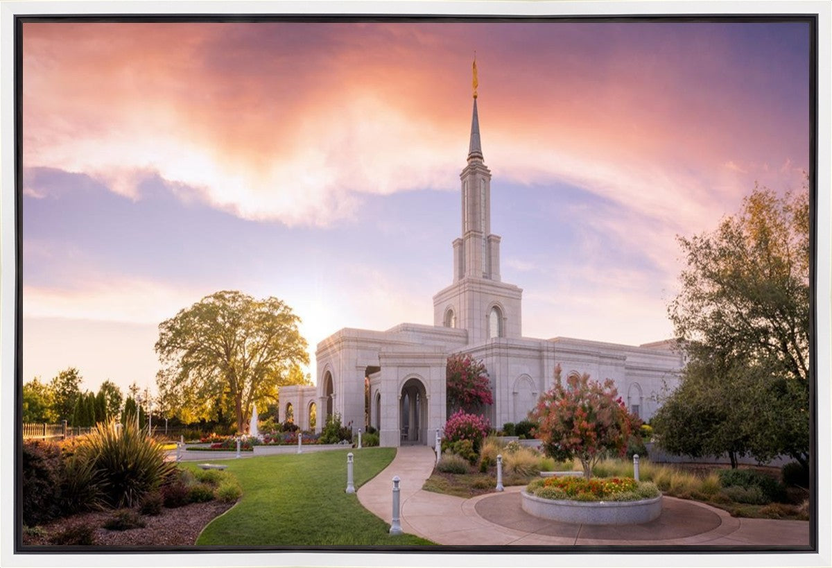 Sacramento Sunset Gallery Wrap