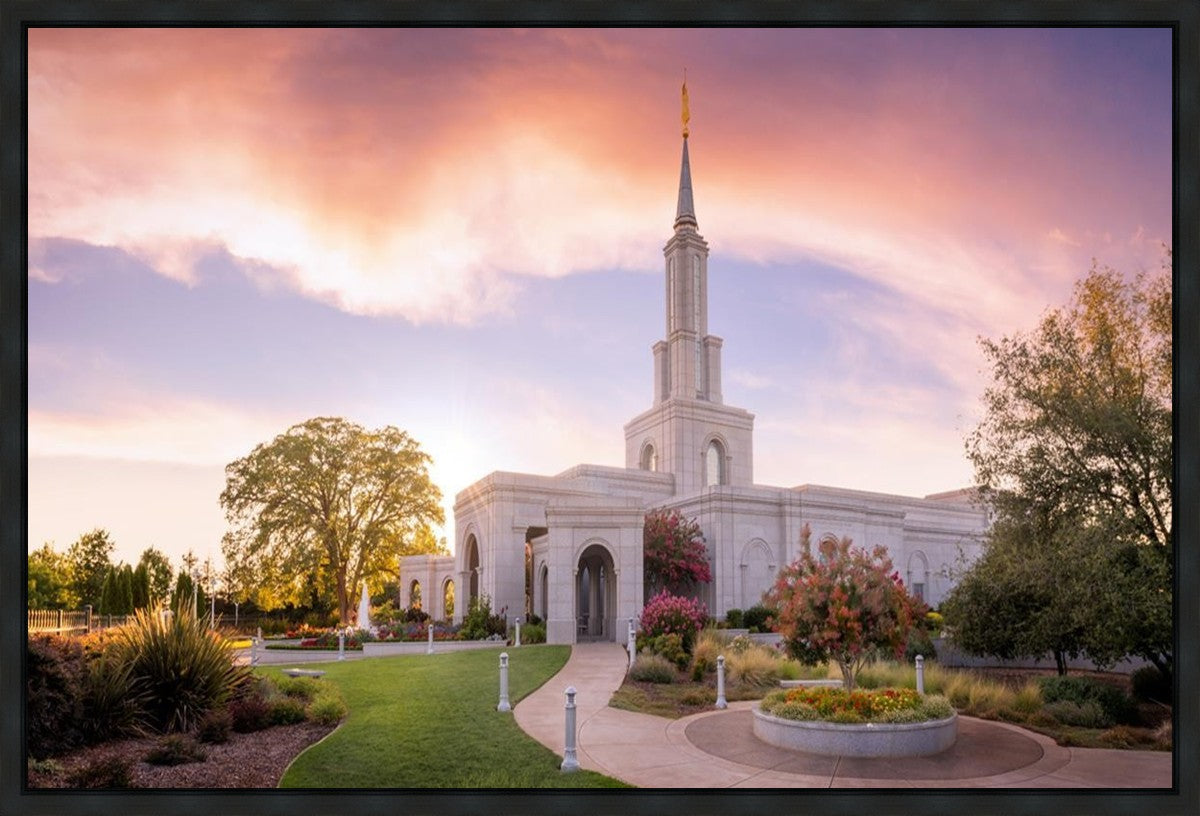 Sacramento Sunset Gallery Wrap