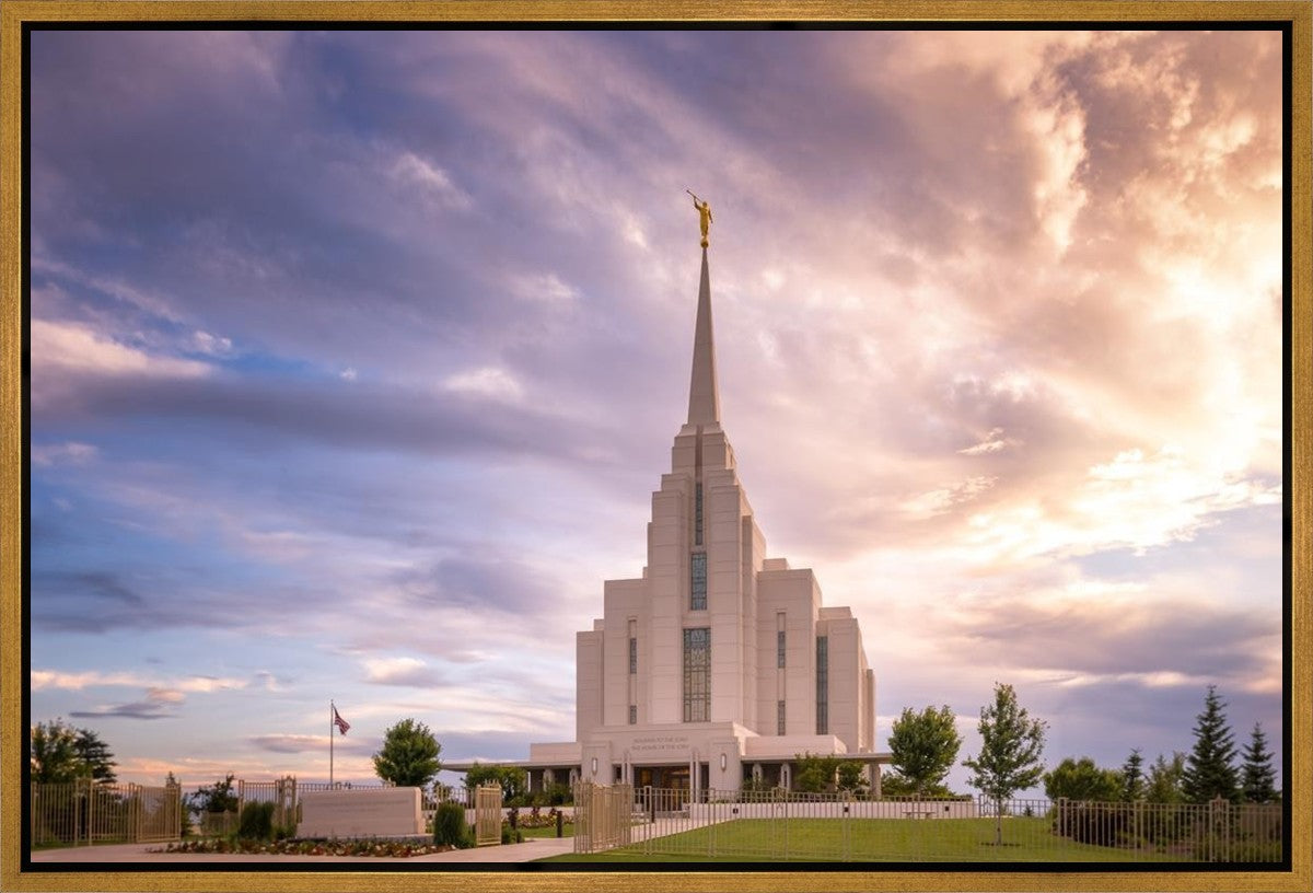 Rexburg Cloudy Gallery Wrap