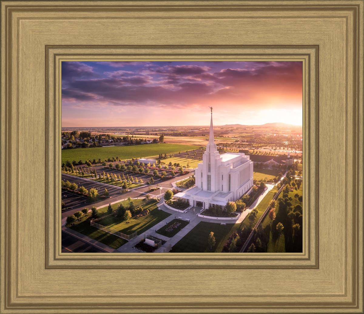 Rexburg Evening from on High