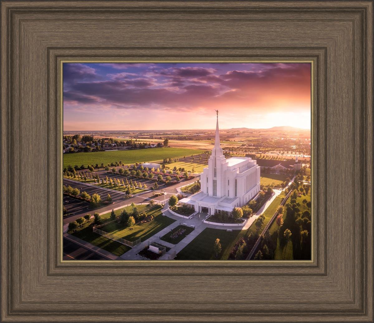 Rexburg Evening from on High