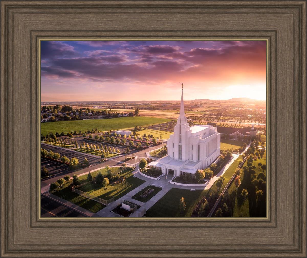 Rexburg Evening from on High
