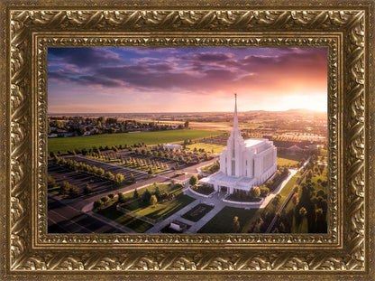 Rexburg Evening from on High