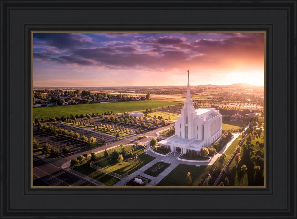 Rexburg Evening from on High
