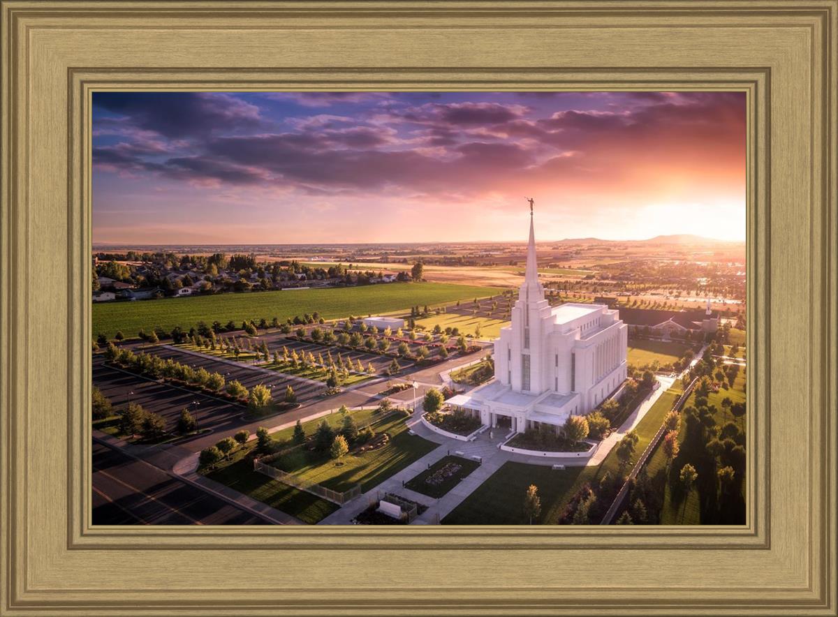 Rexburg Evening from on High
