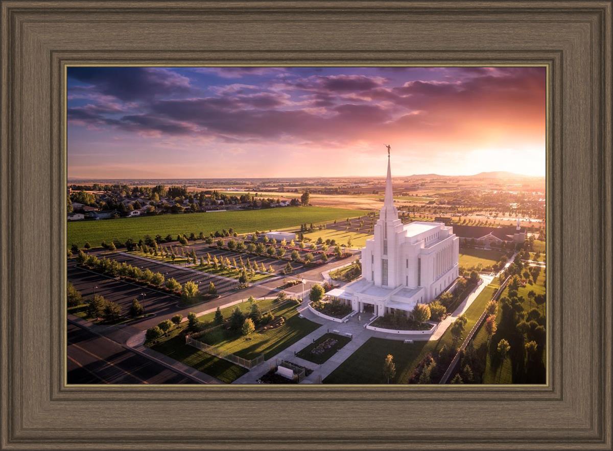 Rexburg Evening from on High