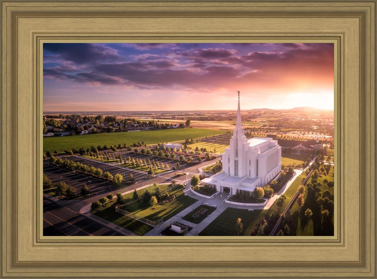 Rexburg Evening from on High