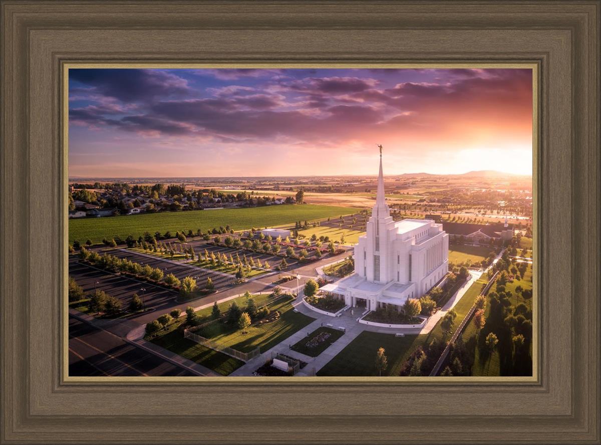 Rexburg Evening from on High