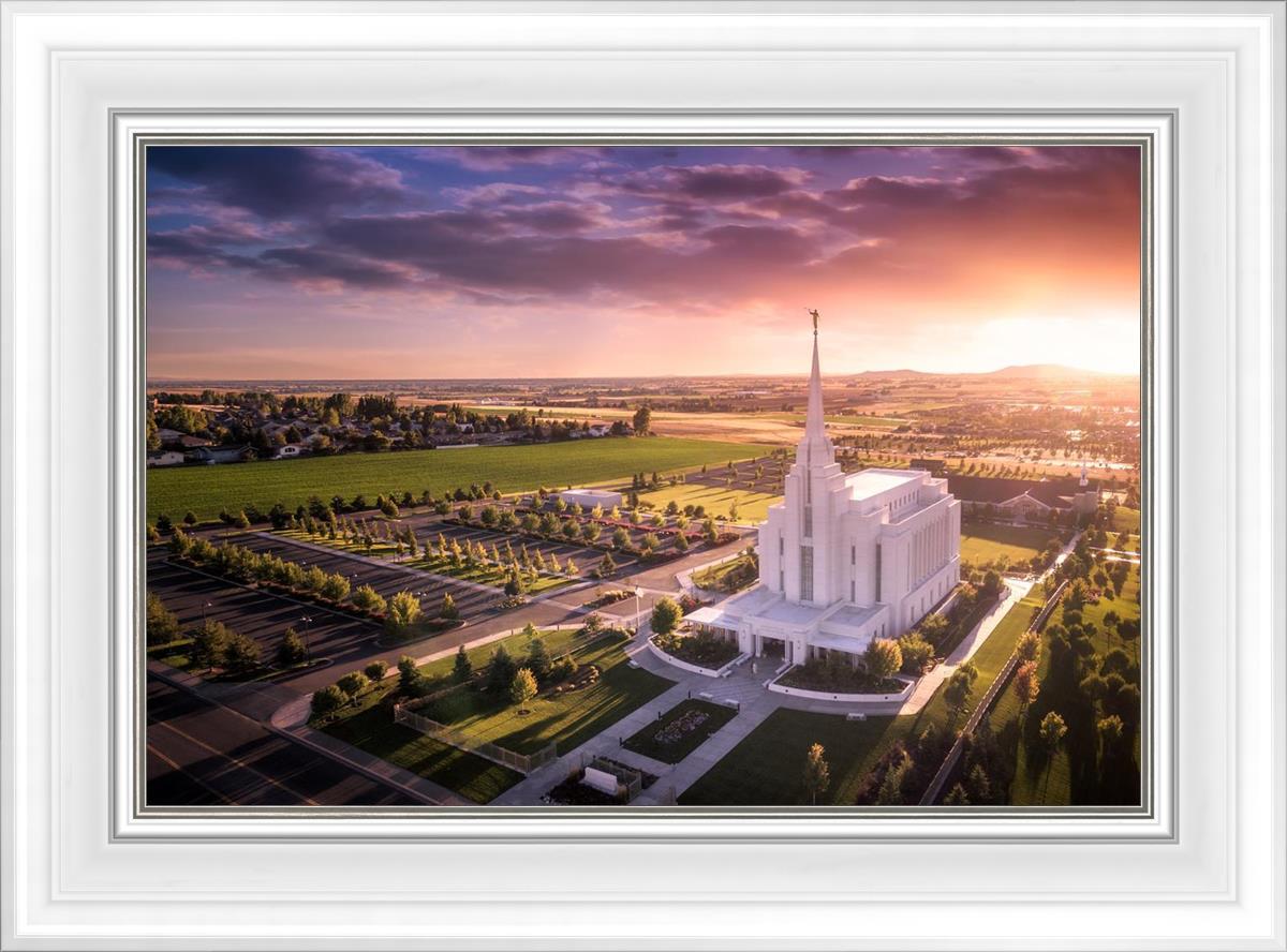 Rexburg Evening from on High