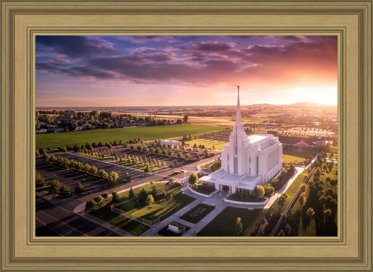 Rexburg Evening from on High
