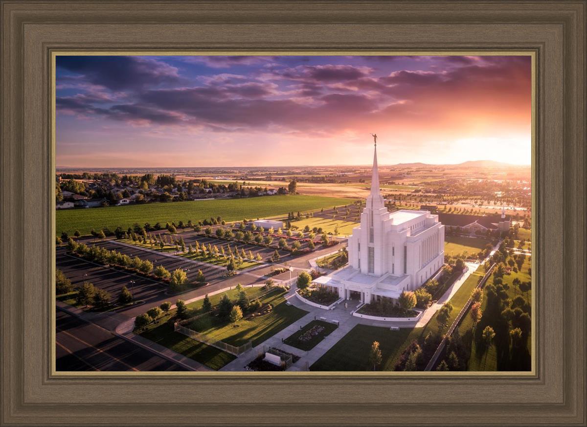 Rexburg Evening from on High