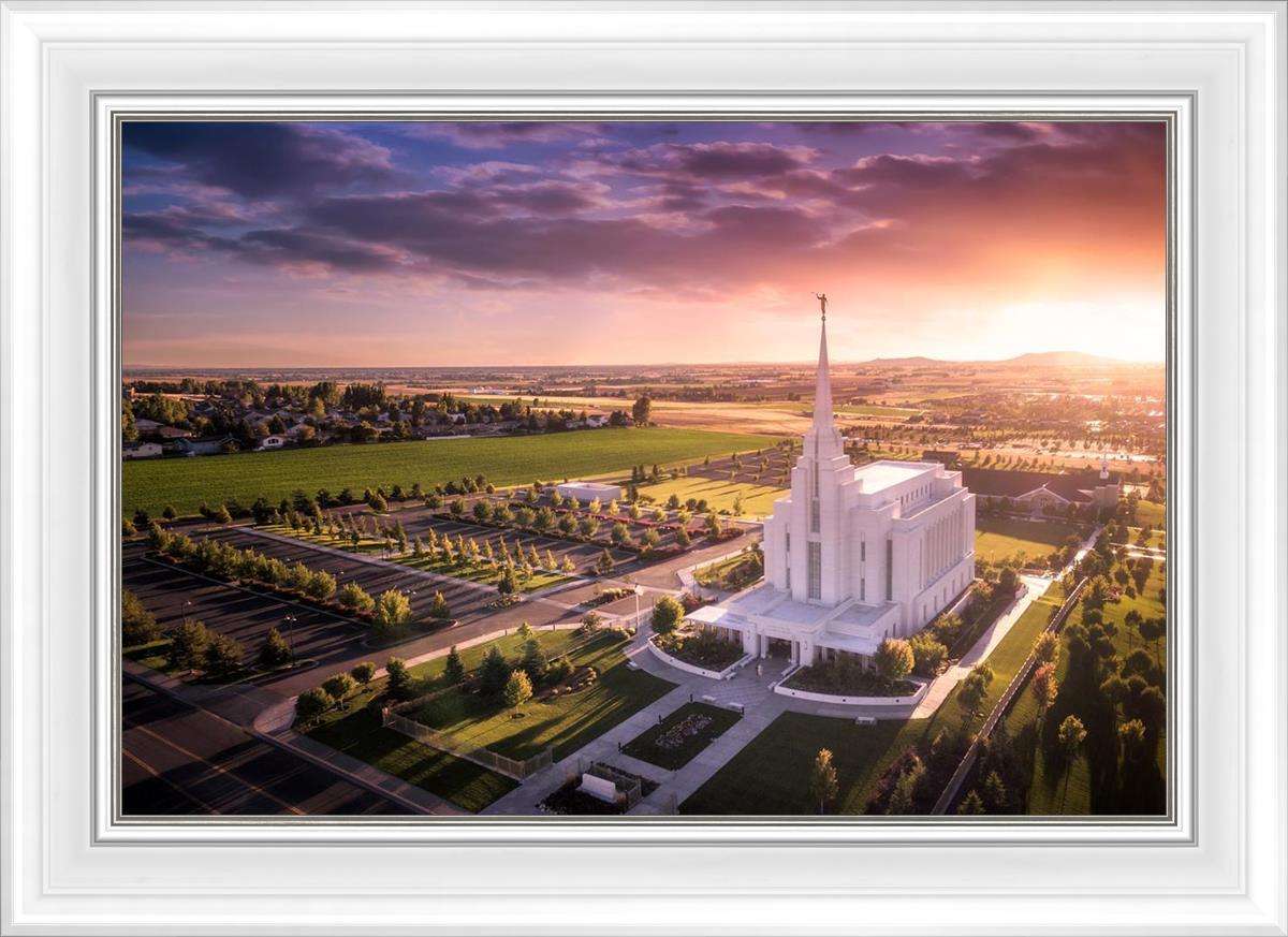 Rexburg Evening from on High