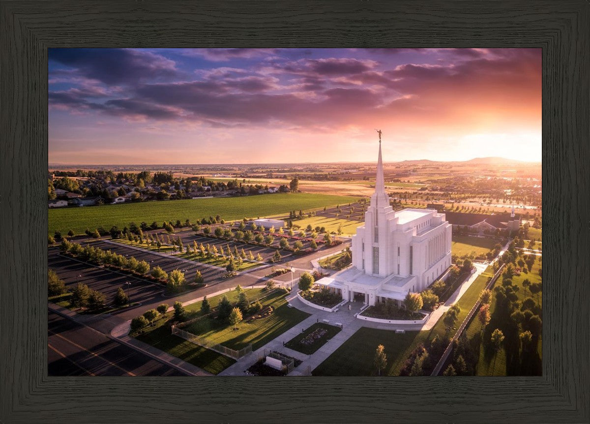 Rexburg Evening from on High