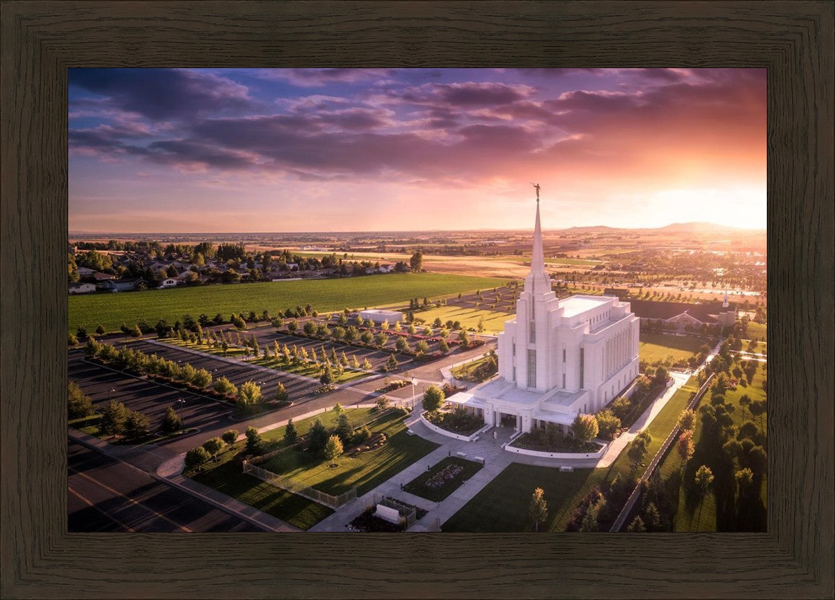 Rexburg Evening from on High
