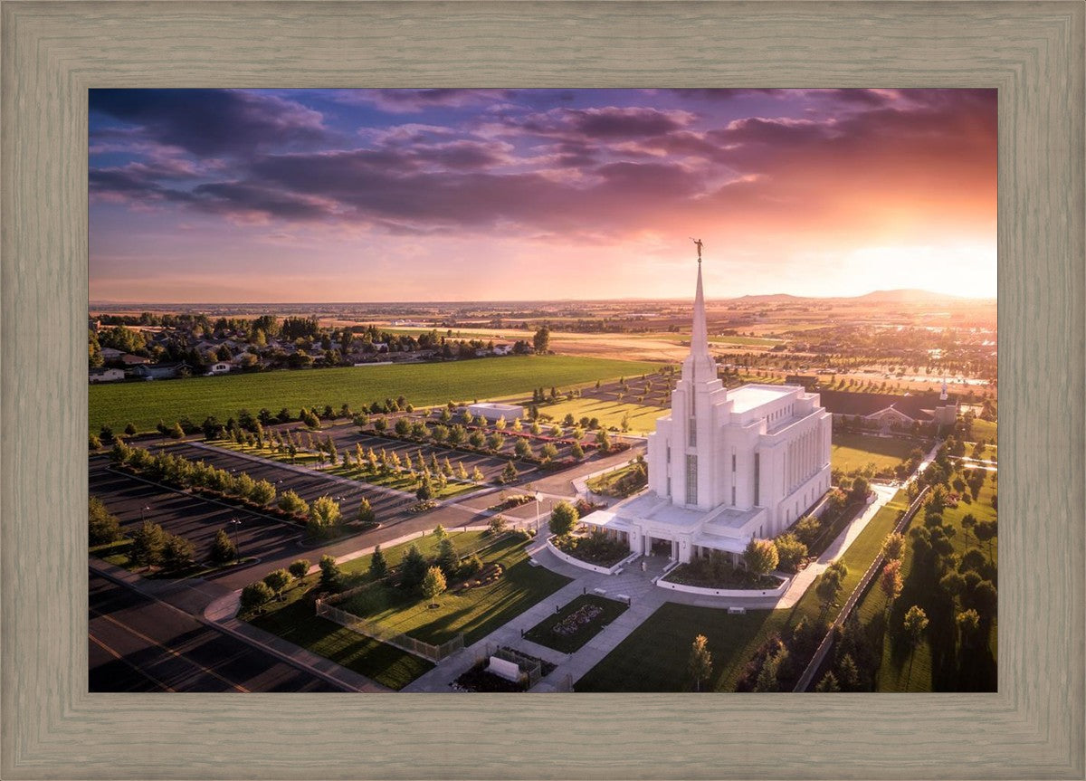 Rexburg Evening from on High