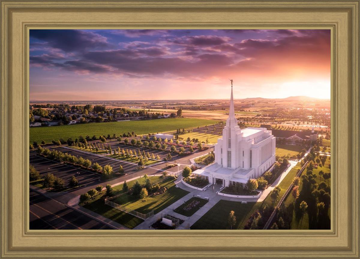 Rexburg Evening from on High