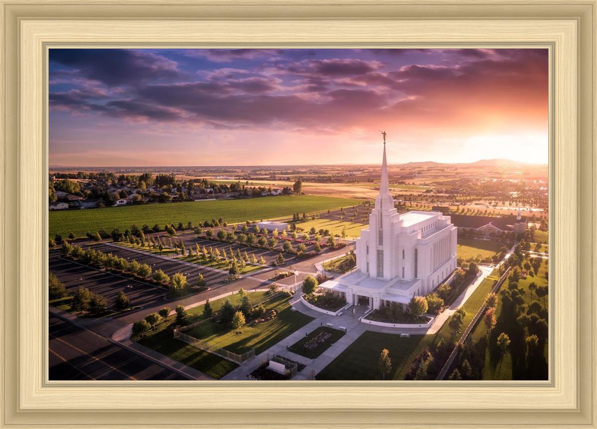 Rexburg Evening from on High