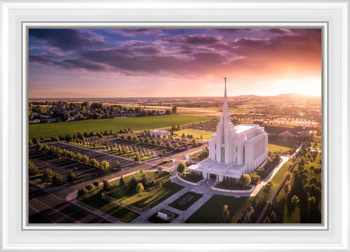 Rexburg Evening from on High