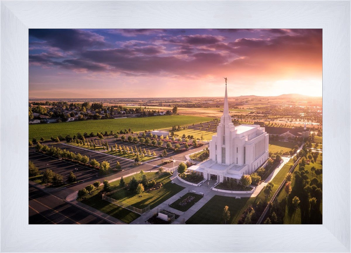 Rexburg Evening from on High
