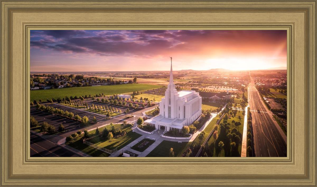 Rexburg Evening from on High