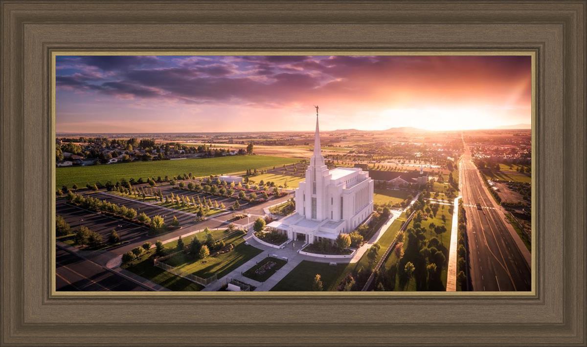 Rexburg Evening from on High