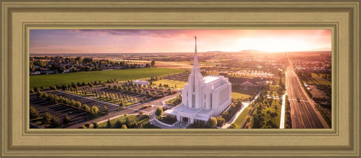 Rexburg Evening from on High