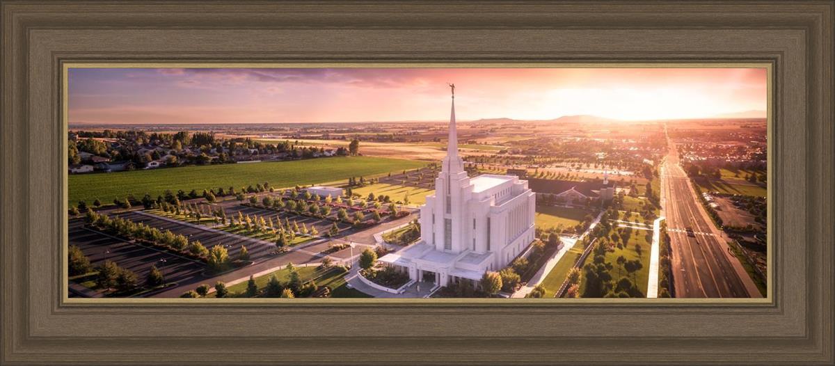 Rexburg Evening from on High
