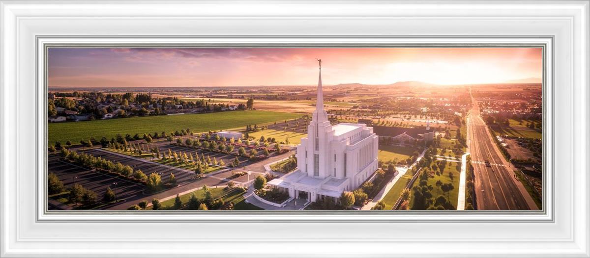 Rexburg Evening from on High