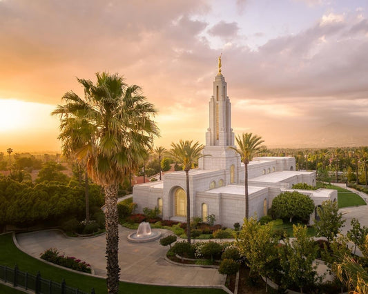 Redlands Golden from on High Gallery Wrap