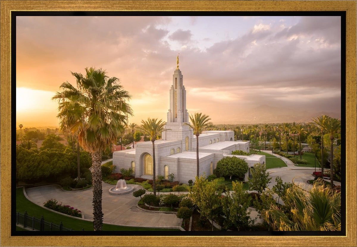 Redlands Golden from on High Gallery Wrap