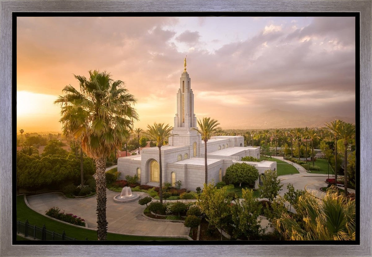 Redlands Golden from on High Gallery Wrap