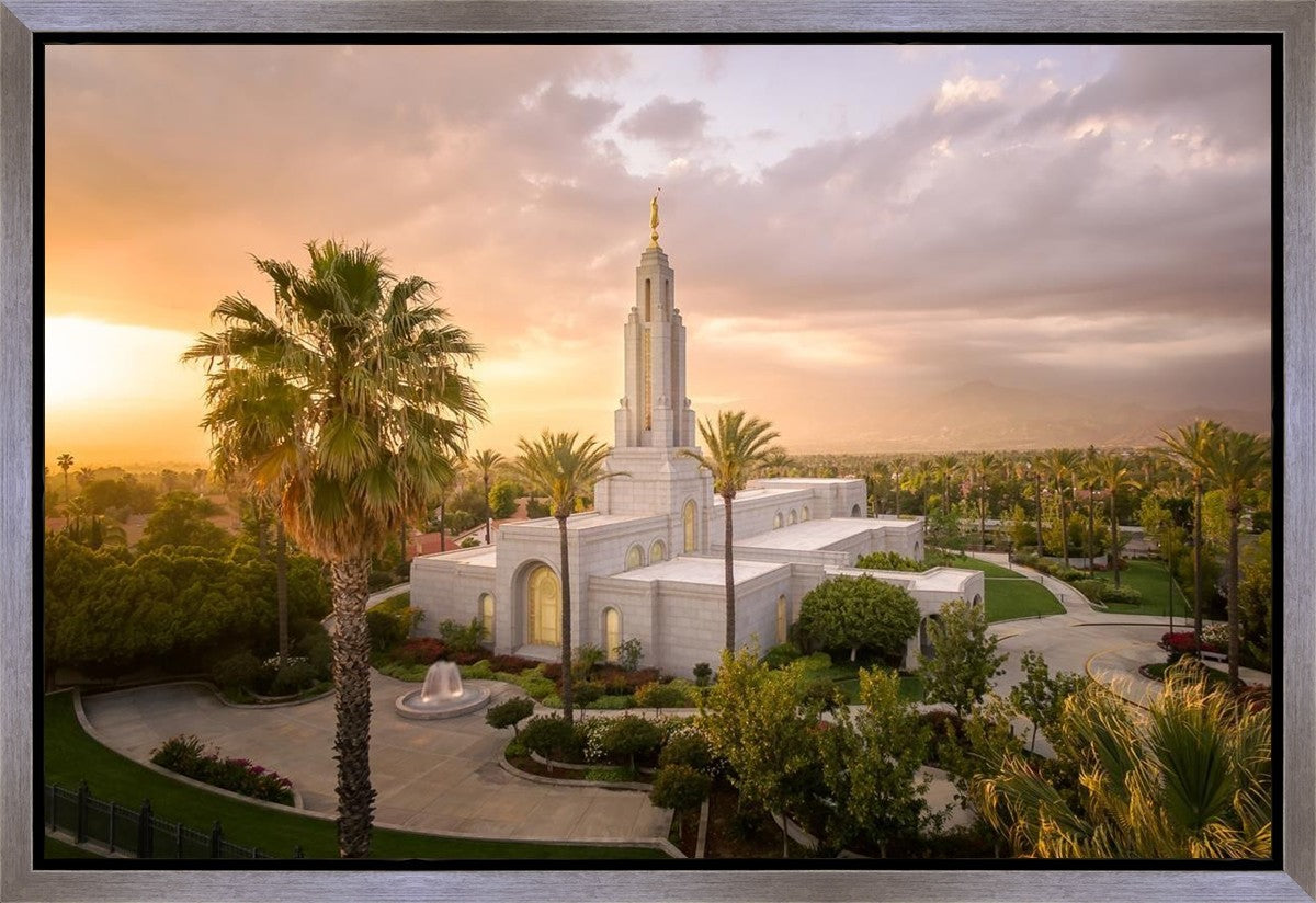 Redlands Golden from on High Gallery Wrap