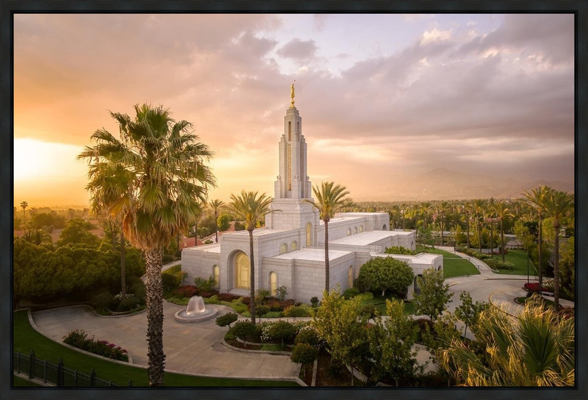 Redlands Golden from on High Gallery Wrap
