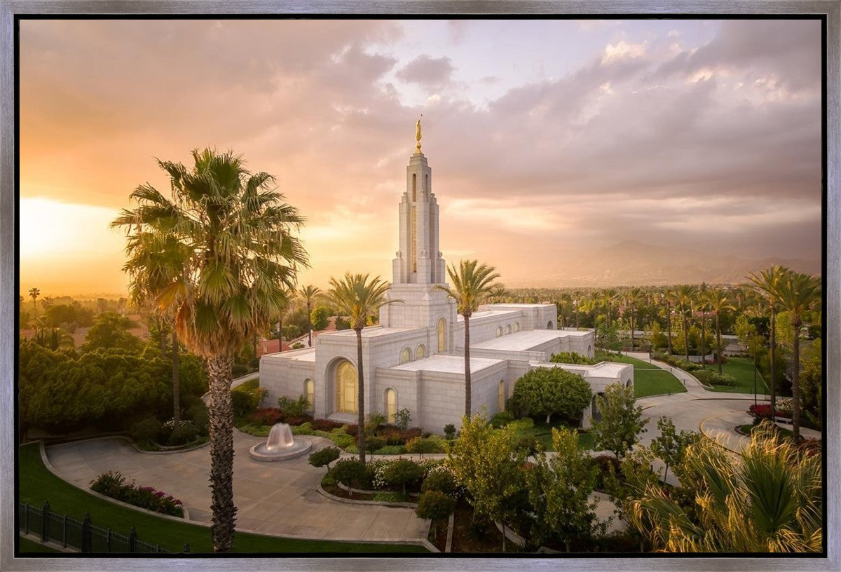 Redlands Golden from on High Gallery Wrap