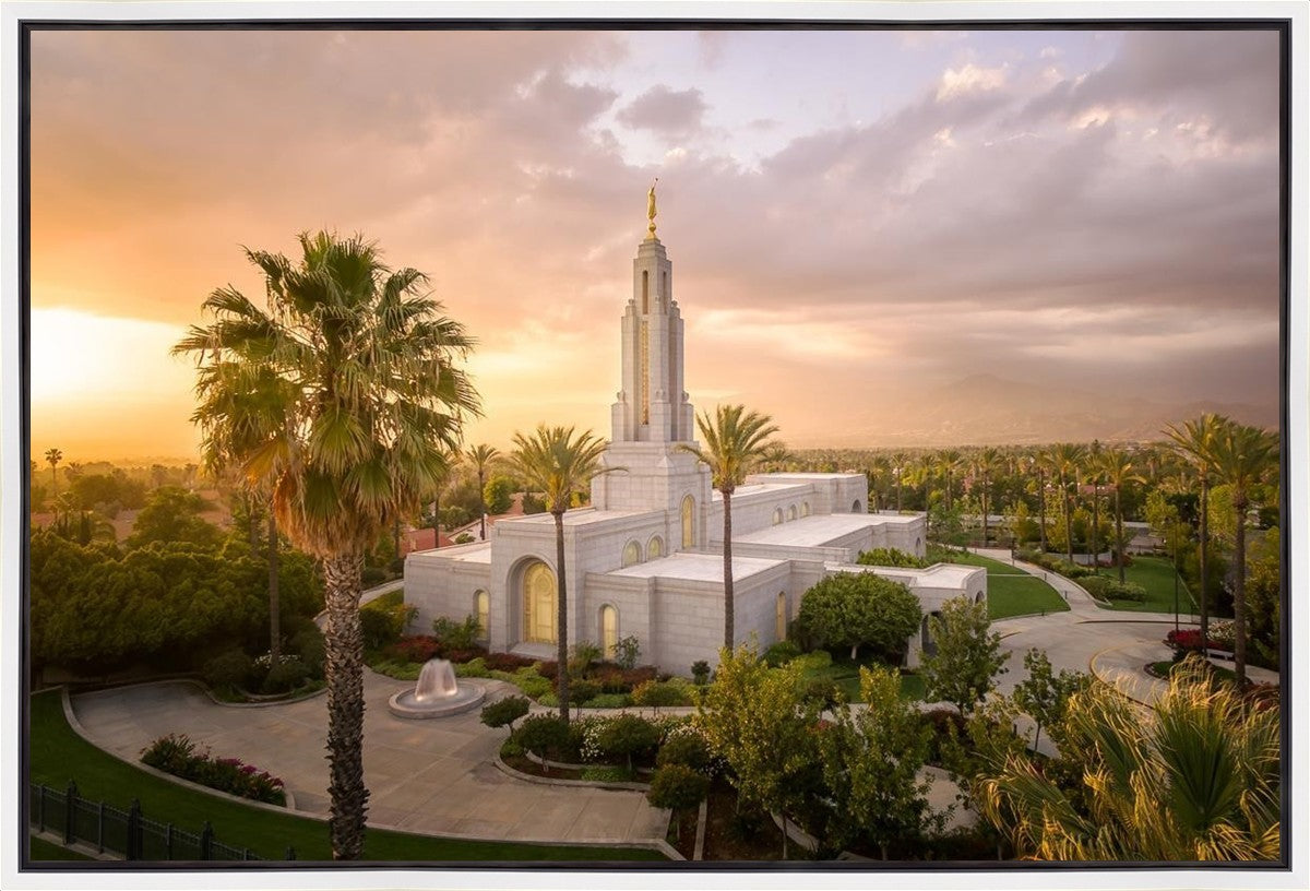 Redlands Golden from on High Gallery Wrap