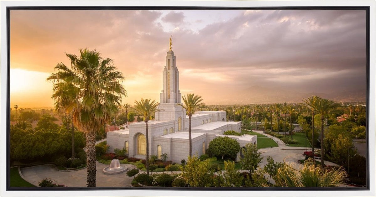 Redlands Golden from on High Gallery Wrap