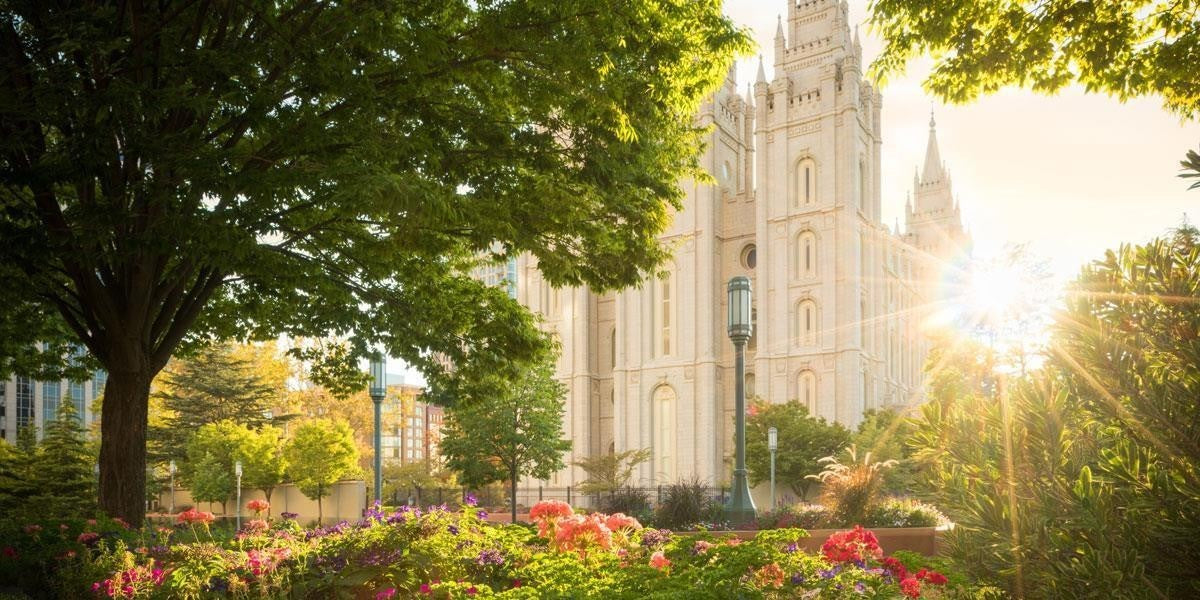 Salt Lake - The Lord is My Light Gallery Wrap